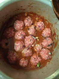 Meatballs, hanging out!