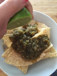 Salsa and a squeeze of lime